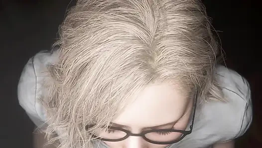 Resident Evil RE9 - Grace работает одночасье на это промоушен, черный ремикс Цвет (звук) WM от Madruga3D Анимация 3D хентай