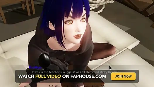 Наблюдаю за горячей милфой в душе - связанная похоть No2 - геймплей