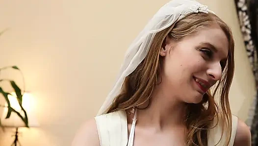 Nyrobi and Ela: After Wedding Strap-on and Wet Lesbian Orgasms