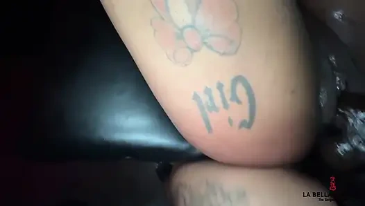 Devote Tineebadass ist stiefmutter Labellas gutes mädchen!