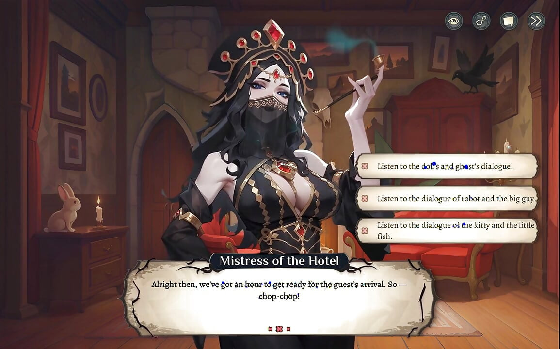 Hotel tales spooky hentai game ep.5 GHOST bartender é provocante estilo VAQUEIRA!