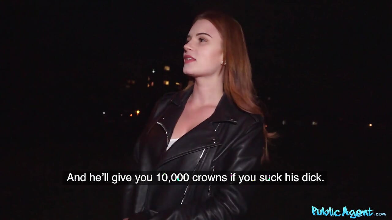 Public Agent - Curvy Redhead Katarina Rina Sucks and Rides Big Dick