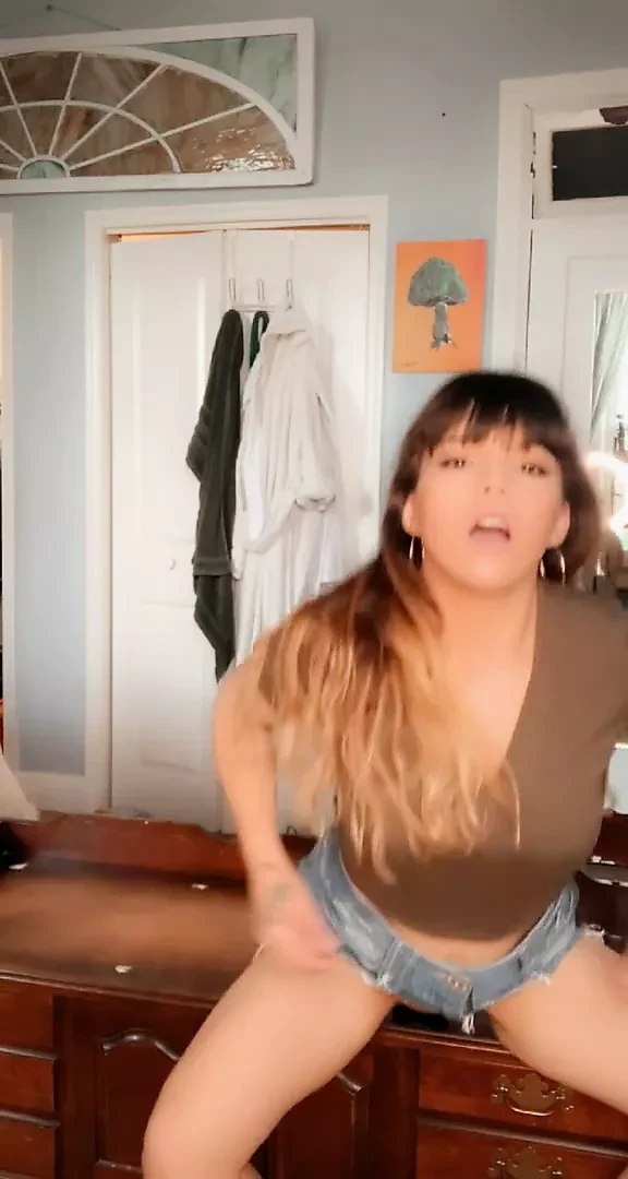 Dildo Ride in a mini skirt