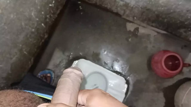 Indian Desi boy masturbation in Bathroom