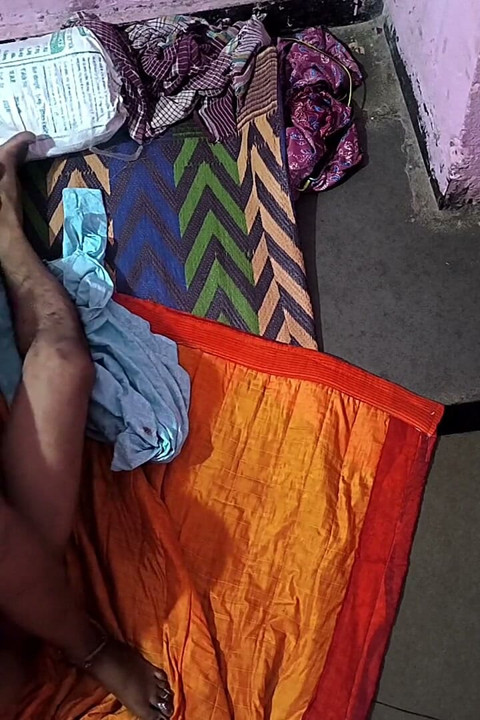 Touching My Stepsister's Boyfriend's Cock to Make Him Hard and Fuck Me
