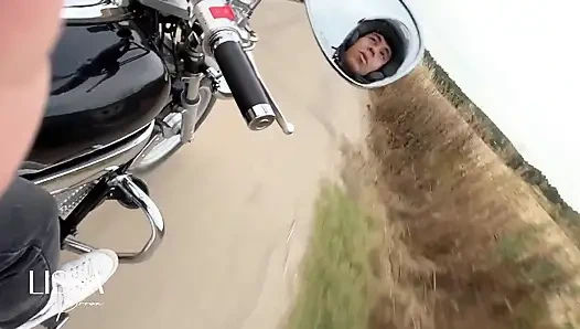 I Take Out My Stepbrother's Dick on the Motorcycle