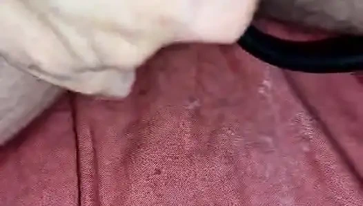 Masturbation und aufblasbarer plug