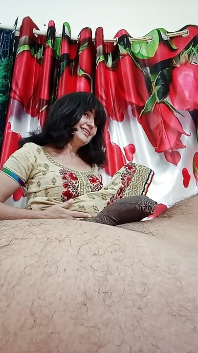 MILF drives mans dick all the way into Mouth.