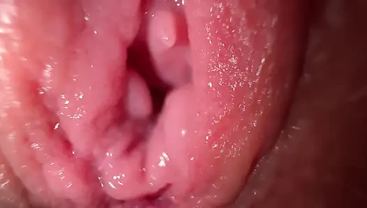 Extremely close up fuck tight teen pussy