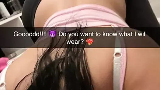 Ex-girlfriend cheats on her boyfriend kinky on Snapchat after party