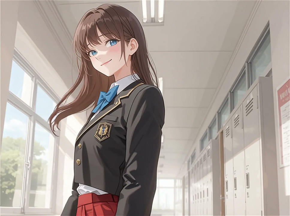 High School Girl AI Panty Shot Japanese Girl JK AI created