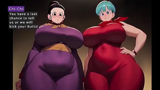 Bulma und chi-chi gehen zum mobber