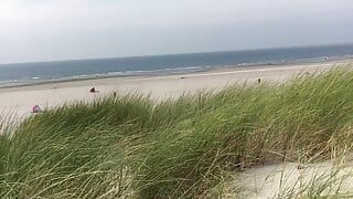 Public - Naked fun on the beach - Jerk, Suck, Assplay with toys and fuck