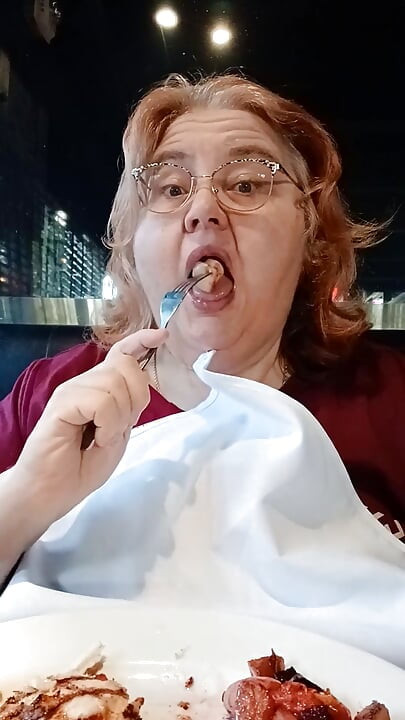 Cena especial después de cortarse el pelo
