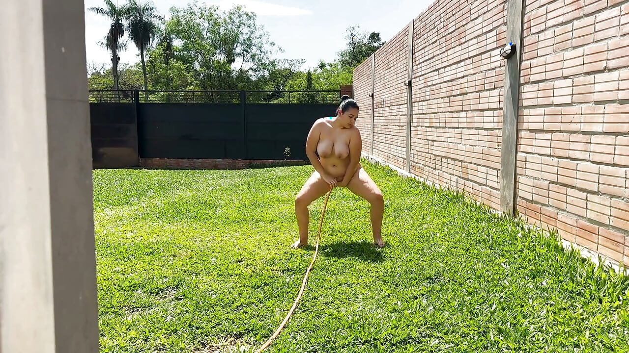 I Shower in My Stepfather's Garden