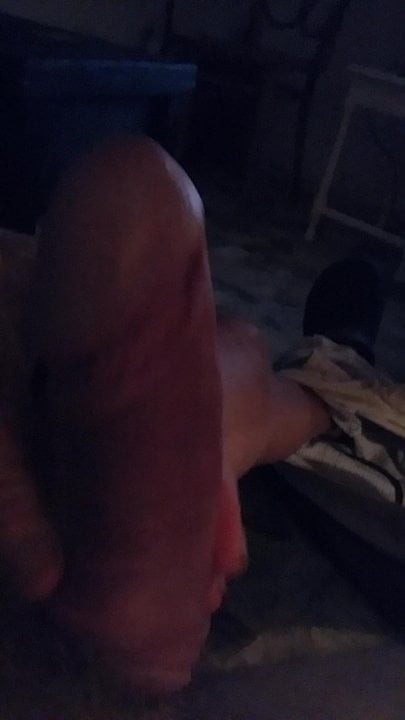watching my cock pulse
