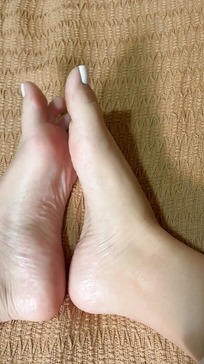 Showing off the little feet