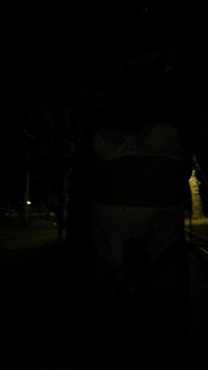I pull down the mini skirt