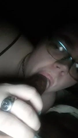 White stepdaughter sucks my bbc
