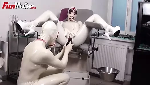FUN MOVIES German Amateur Latex fetish hospital lesbians