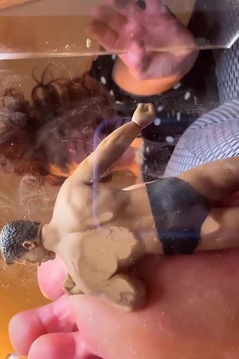 Who Invited You Tiny? Now Stroke Under Giantess Feet and Ass!