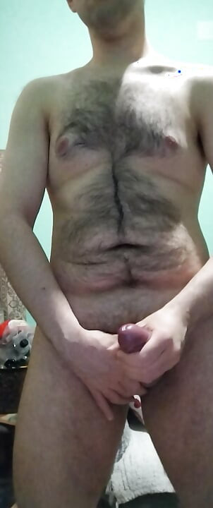Jerking off my Big Dick before work