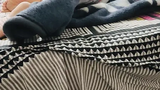 Jilat adik tiriku sampai becek