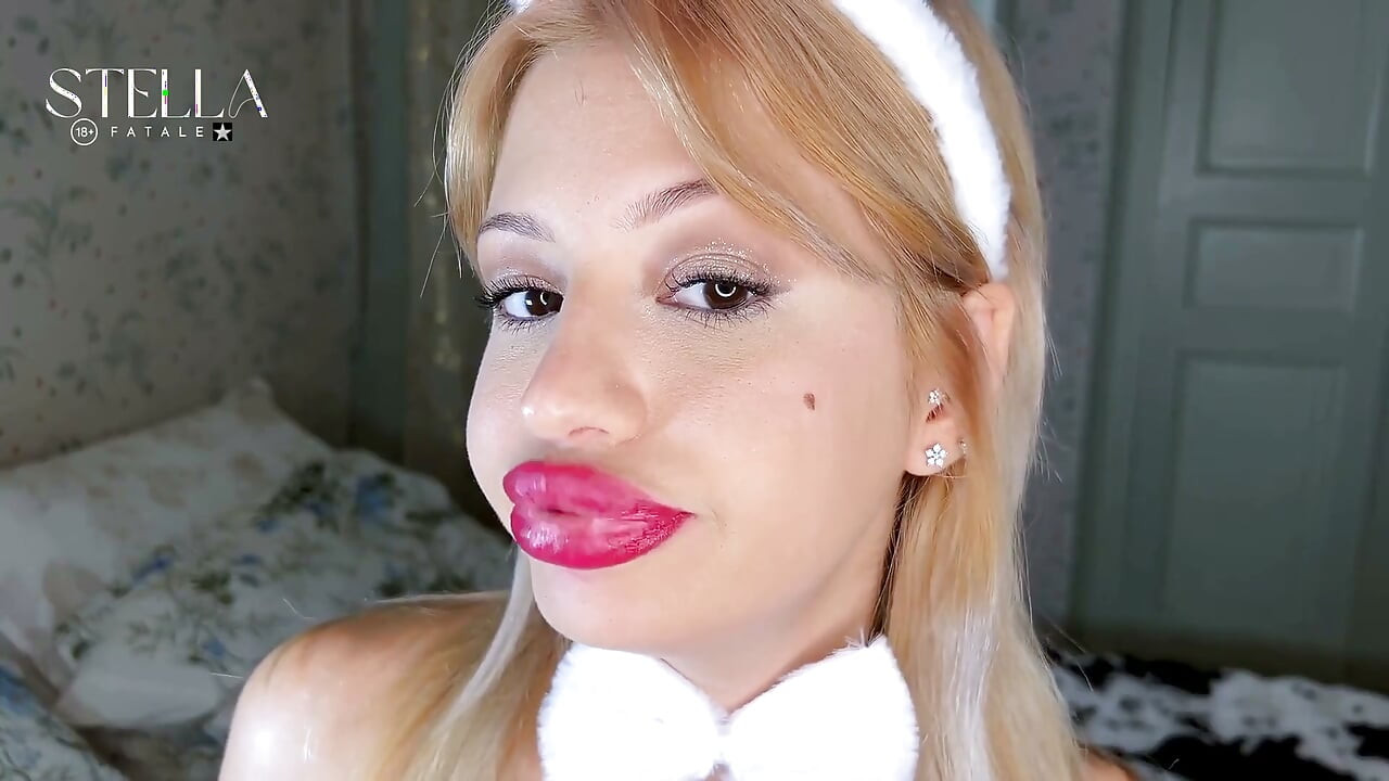 Slow Motion Lip Trembling Red Lipstick Raspberries