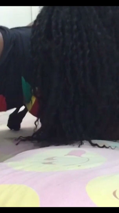 Mastered Real Amatuer Brazilian Ebony Couple and Black Bull Ft. Meggy Delicia GP | Clip 1