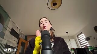 ASMR JOI mit Haushalts Handschuhen by Lou Nesbit, Lia Louise