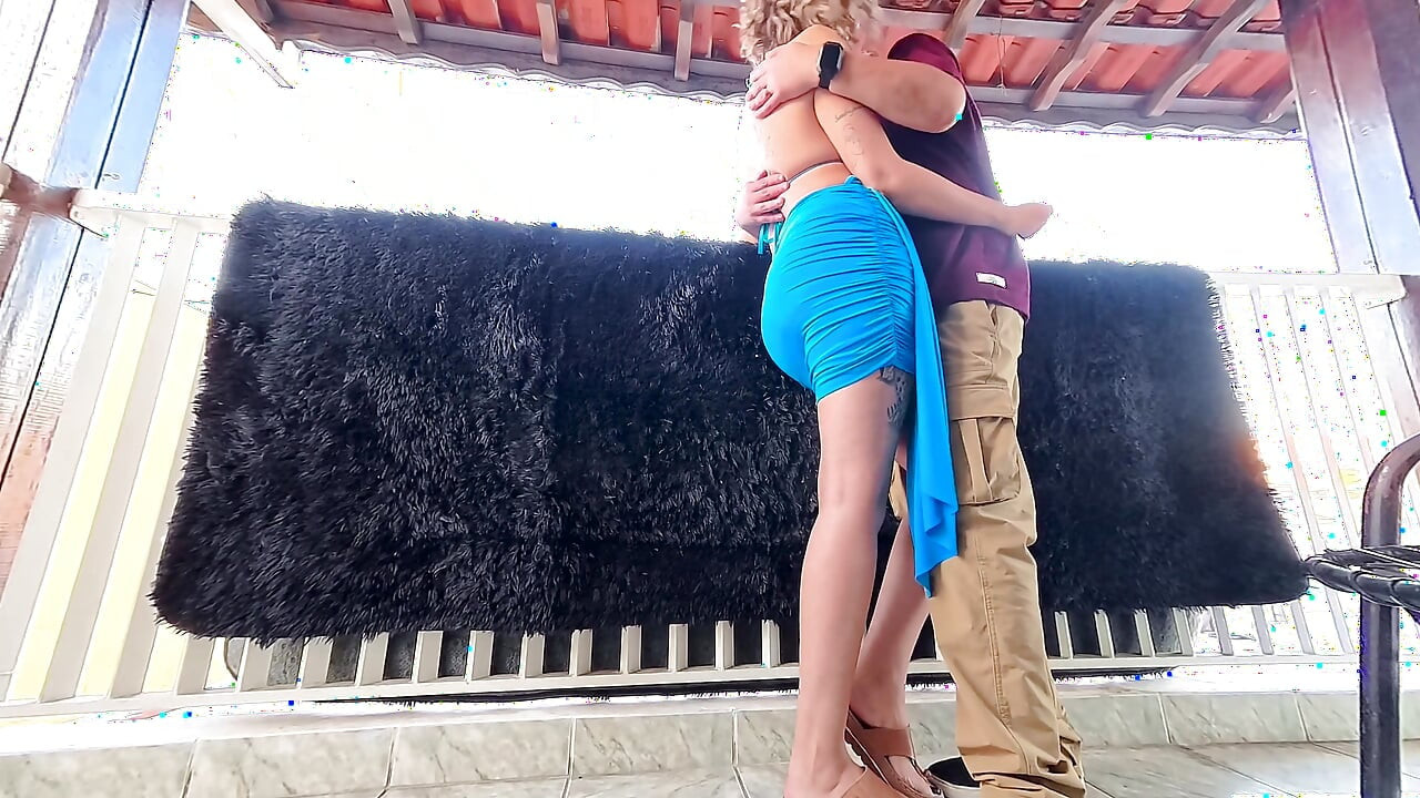 A Post-party Encounter Ends with a Creampie on the Balcony