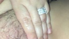 homemade cum on wifes pussy