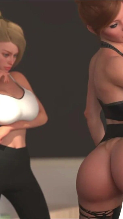 Big Ass Stepmom Leggins Phant Brokes While She Doing Yoga With Stepdaughter Infront Her Stepson | Clip 2