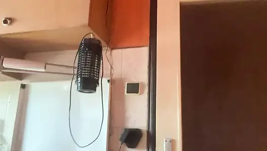 Büyük memelere evde şaplak atılıyor