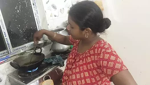 Indian porn video – Kitchen time first time Bhabhi full Romance