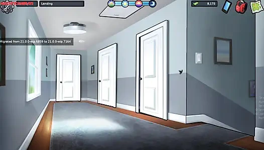 Summertime Saga Part 30 By DarkCookie - MILF Landlady Sucks His Huge Cock and Gives Him a Nice Foot job