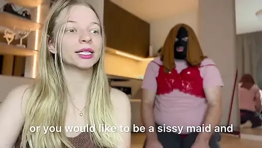 From Male Slave to Pretty Sissy Angelas First Day