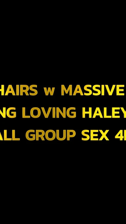 Musical Chairs W Massive Cocks for Gangbang Loving Haley Spades - All Group Sex 4K