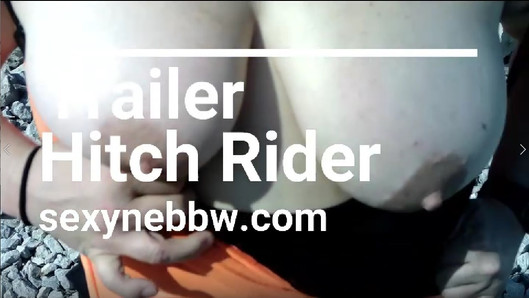 Sexy bbw trailer hitch rider - visualização