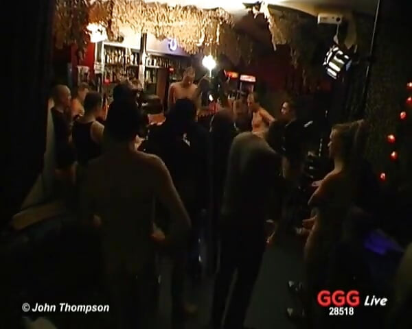 Ggg - Blonde Bombshell Sandra Star Gets Gangbanged in a Wild Bar Party - Watch Her Take It All!