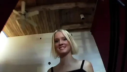 Petite Vintage Hairy Maid Huge Facial Bailey