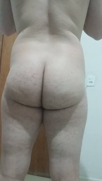 Femboy with the leg worked out from the gym