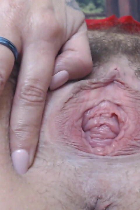 Big gape pussy spreading + super closeup