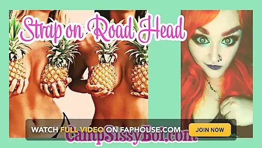Camp Sissy Boi präsentiert strap-on road head mit Jared