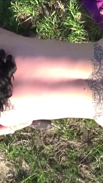 Epic moment from "German Nudism Mature Seduce to Fuck by two Stranger Public"