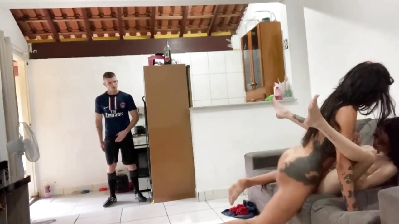 Skinny Teen Taking Two Cocks All Night