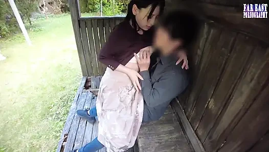 Skirt Side Tease Where Slick Grazing Turns to Instant Climax the Moment She Sinks in - 2