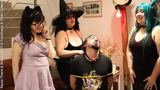3 Witches (one of Them Pregnant) Use Me and Dress Me as a Maid to Summon the Devil