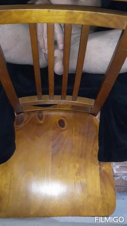 Fucking my chair its a hard wet horny day