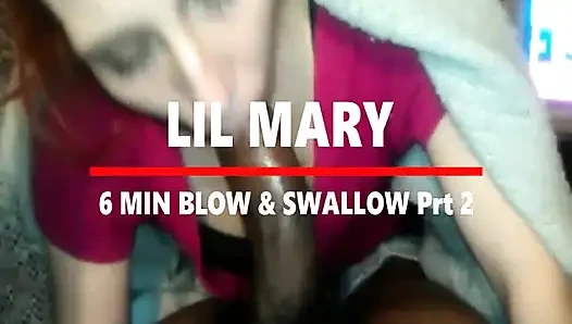Lil mary nyepong buru-buru dan telan sperma bagian 1